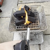 Darrahopens Outdoor Recreation > Camping > Camping Appliances Use the portable battery-powered barbecue fan blower to enhance your outdoor cooking experience. It is ideal for camping, picnics, and charcoal grilling, ensuring efficient airflow for quick and even charcoal ignition.