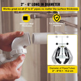 Darrahopens Outdoor Recreation > Camping > Camping Appliances VEVOR Pipe Clamp, 2 to 6 in, High Strength Ultra Clamp with Quick Acting Screws, Steel Pipe Alignment Tool with Lightweight Design, Black