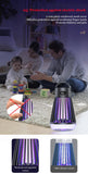 Darrahopens Outdoor Recreation > Camping > Camping Lights & Lanterns 2-in-1 Rechargeable Mosquito Zapper & Camping Lantern - 2000V Electric Insect Killer with Smart Digital Display - 2000mAh Battery Portable Bug Trap for Outdoor Tent Patio & Home - IPX5 Waterproof - White