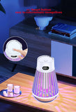 Darrahopens Outdoor Recreation > Camping > Camping Lights & Lanterns 2-in-1 Rechargeable Mosquito Zapper & Camping Lantern - 2000V Electric Insect Killer with Smart Digital Display - 2000mAh Battery Portable Bug Trap for Outdoor Tent Patio & Home - IPX5 Waterproof - White