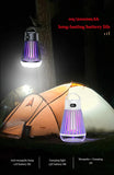 Darrahopens Outdoor Recreation > Camping > Camping Lights & Lanterns 2-in-1 Rechargeable Mosquito Zapper & Camping Lantern - 2000V Electric Insect Killer with Smart Digital Display - 2000mAh Battery Portable Bug Trap for Outdoor Tent Patio & Home - IPX5 Waterproof - White