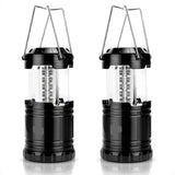 Darrahopens Outdoor Recreation > Camping > Camping Lights & Lanterns 2-Pack 30LED Portable Handheld Collapsible Camping Lantern - Ultra-Bright 360° Emergency Tent Light for Hiking, Fishing & Power Outages