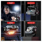 Darrahopens Outdoor Recreation > Camping > Camping Lights & Lanterns 2pcs Portable LED Camping Tent Light Rechargeable Searchlight Outdoor Emergency Lighting Waterproof Hanging Night Lamp In Australia - Darrahopens