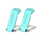 Darrahopens Outdoor Recreation > Camping > Camping Lights & Lanterns 2Pcs USB Rechargeable Book Light Bookmark Lamp with 3 Colors and 5 Brightness-Blue
