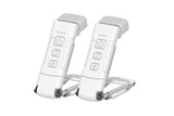 Darrahopens Outdoor Recreation > Camping > Camping Lights & Lanterns 2Pcs USB Rechargeable Book Light Bookmark Lamp with 3 Colors and 5 Brightness-White