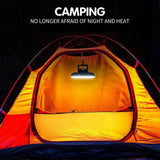 Darrahopens Outdoor Recreation > Camping > Camping Lights & Lanterns 2X Portable Camping Fan with LED USB Rechargeable Battery Operated Fan for Tent Car Emergency In Australia - Darrahopens