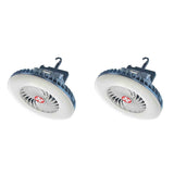 Darrahopens Outdoor Recreation > Camping > Camping Lights & Lanterns 2X Portable Camping Fan with LED USB Rechargeable Battery Operated Fan for Tent Car Emergency In Australia - Darrahopens