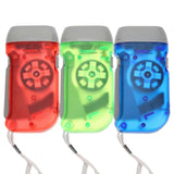 Darrahopens Outdoor Recreation > Camping > Camping Lights & Lanterns 3pcs Hand Crank Flashlights Small 3-LED Emergency Colorful Portable Flashlights