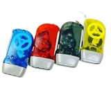 Darrahopens Outdoor Recreation > Camping > Camping Lights & Lanterns 4-Pack Hand Crank Flashlight – Portable Wind Up Flashlight with Wrist Strap for Emergency Preparedness, Camping and Outdoor Activities （Yellow, red, green, blue）