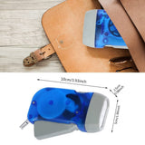 Darrahopens Outdoor Recreation > Camping > Camping Lights & Lanterns 4-Pack Hand Crank Flashlight – Portable Wind Up Flashlight with Wrist Strap for Emergency Preparedness, Camping and Outdoor Activities （Yellow, red, green, blue）