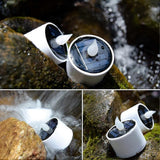 Darrahopens Outdoor Recreation > Camping > Camping Lights & Lanterns 6pcs Solar Powered Heat Lights Outdoor Lights Flameless Flicker IP65 Waterproof Rechargeable LED Lights with Dusk Sensor for Lantern Garden Camping