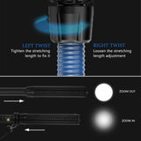 Darrahopens Outdoor Recreation > Camping > Camping Lights & Lanterns Baseball LED Flashlight Rechargeable Zoom Police Security Torch Baton Lamp Light