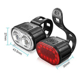 Darrahopens Outdoor Recreation > Camping > Camping Lights & Lanterns Bike Lights for Night Riding, USB Rechargeable LED Waterproof IPX5 Bicycle Lights  Rear Taillight Set with Mode Memory and Super Bright 6 Modes Options