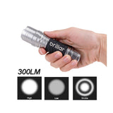 Darrahopens Outdoor Recreation > Camping > Camping Lights & Lanterns Brillar Mighty Mate Flashlight - 300 Lumen Battery Torch