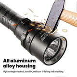 Darrahopens Outdoor Recreation > Camping > Camping Lights & Lanterns IPX8 Waterproof Amphibious LED Flashlight Lightweight Diving Torch for Outdoor Activities