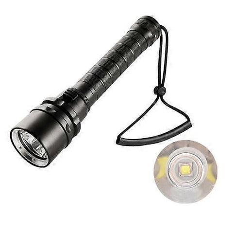 Darrahopens Outdoor Recreation > Camping > Camping Lights & Lanterns IPX8 Waterproof Amphibious LED Flashlight Lightweight Diving Torch for Outdoor Activities