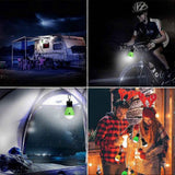 Darrahopens Outdoor Recreation > Camping > Camping Lights & Lanterns LED Camping Lantern, Super Bright Outdoor Waterproof Light with Hook, Ideal for Hiking, Fishing, Parties, 4-Pack Black In Australia - Darrahopens