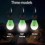 Darrahopens Outdoor Recreation > Camping > Camping Lights & Lanterns LED Camping Lantern, Super Bright Outdoor Waterproof Light with Hook, Ideal for Hiking, Fishing, Parties, 4-Pack Black In Australia - Darrahopens