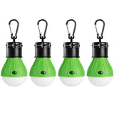 Darrahopens Outdoor Recreation > Camping > Camping Lights & Lanterns LED Camping Lantern, Super Bright Outdoor Waterproof Light with Hook, Ideal for Hiking, Fishing, Parties, 4-Pack Green In Australia - Darrahopens