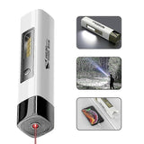 Darrahopens Outdoor Recreation > Camping > Camping Lights & Lanterns LED Portable Flashlight USB Rechargeable Camping Hiking Outdoor Household Torch
