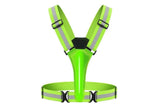 Darrahopens Outdoor Recreation > Camping > Camping Lights & Lanterns LED Reflective Vest Running Gear USB Rechargeable LED Light Up Vest High Visibility with Adjustable Waist and Shoulde for Night Walking Cycling, High Visibility Running Vest with Reflective Strips -Green