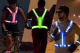 Darrahopens Outdoor Recreation > Camping > Camping Lights & Lanterns LED Reflective Vest Running Gear USB Rechargeable LED Light Up Vest High Visibility with Adjustable Waist and Shoulde for Night Walking Cycling, High Visibility Running Vest with Reflective Strips -Blue