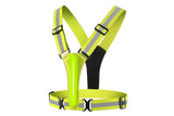 Darrahopens Outdoor Recreation > Camping > Camping Lights & Lanterns LED Reflective Vest Running Gear USB Rechargeable LED Light Up Vest High Visibility with Adjustable Waist and Shoulde for Night Walking Cycling, High Visibility Running Vest with Reflective Strips -Yellow
