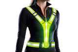 Darrahopens Outdoor Recreation > Camping > Camping Lights & Lanterns LED Reflective Vest Running Gear USB Rechargeable LED Light Up Vest High Visibility with Adjustable Waist and Shoulde for Night Walking Cycling, High Visibility Running Vest with Reflective Strips -Yellow