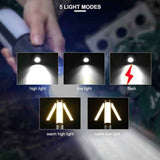 Darrahopens Outdoor Recreation > Camping > Camping Lights & Lanterns Multifunctional Telescopic Camping Light - Portable LED Lamp