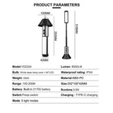 Darrahopens Outdoor Recreation > Camping > Camping Lights & Lanterns Multifunctional Telescopic Camping Light - Portable LED Lamp
