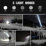 Darrahopens Outdoor Recreation > Camping > Camping Lights & Lanterns P70 High Power Flashlight Portable Outdoor Torch Rechargeable LED Light