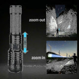 Darrahopens Outdoor Recreation > Camping > Camping Lights & Lanterns P70 High Power Flashlight Portable Outdoor Torch Rechargeable LED Light