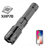 Darrahopens Outdoor Recreation > Camping > Camping Lights & Lanterns P70 High Power Flashlight Portable Outdoor Torch Rechargeable LED Light