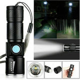 Darrahopens Outdoor Recreation > Camping > Camping Lights & Lanterns Rechargeable Aluminum LED Scuba Flashlight Waterproof Torch for Hiking & Diving