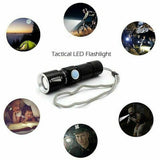 Darrahopens Outdoor Recreation > Camping > Camping Lights & Lanterns Rechargeable Aluminum LED Scuba Flashlight Waterproof Torch for Hiking & Diving