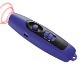 Darrahopens Outdoor Recreation > Camping > Camping Lights & Lanterns Rechargeable Bear Horn - Electronic Air Horn for Bears with 4 Volume Levels & 3 Tones,  Safety Light for Hiking, Camping, Wildlife Defense (Blue，14*3.8*3.85cm)