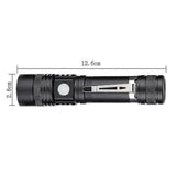 Darrahopens Outdoor Recreation > Camping > Camping Lights & Lanterns Rechargeable Flashlight Zoomable Torch for Camping and Outdoor Use - Bright LED Flashlight