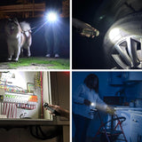 Darrahopens Outdoor Recreation > Camping > Camping Lights & Lanterns Rechargeable LED Camping Lantern Flashlight: 6 Modes, USB-C, Portable for Hiking, Emergency, Night Walking & Outdoor Adventures（green）