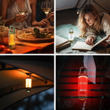 Darrahopens Outdoor Recreation > Camping > Camping Lights & Lanterns Rechargeable LED Camping Lantern Flashlight: 6 Modes, USB-C, Portable for Hiking, Emergency, Night Walking & Outdoor Adventures（green）