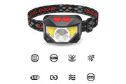 Darrahopens Outdoor Recreation > Camping > Camping Lights & Lanterns Rechargeable Motion Sensor LED Headlamp Head Torch Headlight