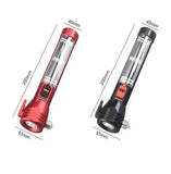 Darrahopens Outdoor Recreation > Camping > Camping Lights & Lanterns Rechargeable Safety Flashlight, Waterproof Emergency Torch with USB Charging, High-Lumen, Red