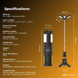 Darrahopens Outdoor Recreation > Camping > Camping Lights & Lanterns Social Hike Rechargeable Telescopic Camping Light - Outdoor LED 20W Lantern