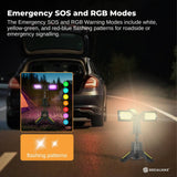 Darrahopens Outdoor Recreation > Camping > Camping Lights & Lanterns Social Hike Rechargeable Telescopic Camping Light - Outdoor LED 20W Lantern