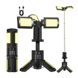 Darrahopens Outdoor Recreation > Camping > Camping Lights & Lanterns Social Hike Rechargeable Telescopic Camping Light - Outdoor LED 20W Lantern