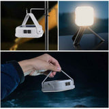 Darrahopens Outdoor Recreation > Camping > Camping Lights & Lanterns Solar Camping Light, 3-Level Color Temperature Adjustment, Waterproof Long-Lasting Outdoor Emergency Mood Light - White