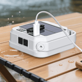 Darrahopens Outdoor Recreation > Camping > Camping Lights & Lanterns Solar Camping Light, 3-Level Color Temperature Adjustment, Waterproof Long-Lasting Outdoor Emergency Mood Light - White