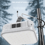 Darrahopens Outdoor Recreation > Camping > Camping Lights & Lanterns Solar Camping Light, 3-Level Color Temperature Adjustment, Waterproof Long-Lasting Outdoor Emergency Mood Light - White