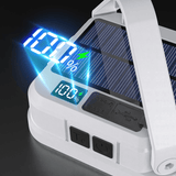 Darrahopens Outdoor Recreation > Camping > Camping Lights & Lanterns Solar Camping Light, 3-Level Color Temperature Adjustment, Waterproof Long-Lasting Outdoor Emergency Mood Light - White