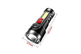 Darrahopens Outdoor Recreation > Camping > Camping Lights & Lanterns Super Bright Torch 6 Led Flashlight USB Rechargeable Tactical light