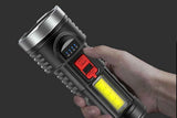 Darrahopens Outdoor Recreation > Camping > Camping Lights & Lanterns Super Bright Torch 6 Led Flashlight USB Rechargeable Tactical light